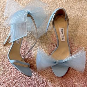 Brand new, never worn Jimmy Choo shoes. Perfect for bride, something blue 💙